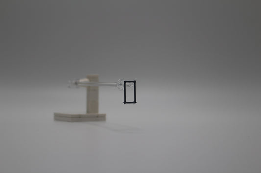 10 Black Minifig Spacers