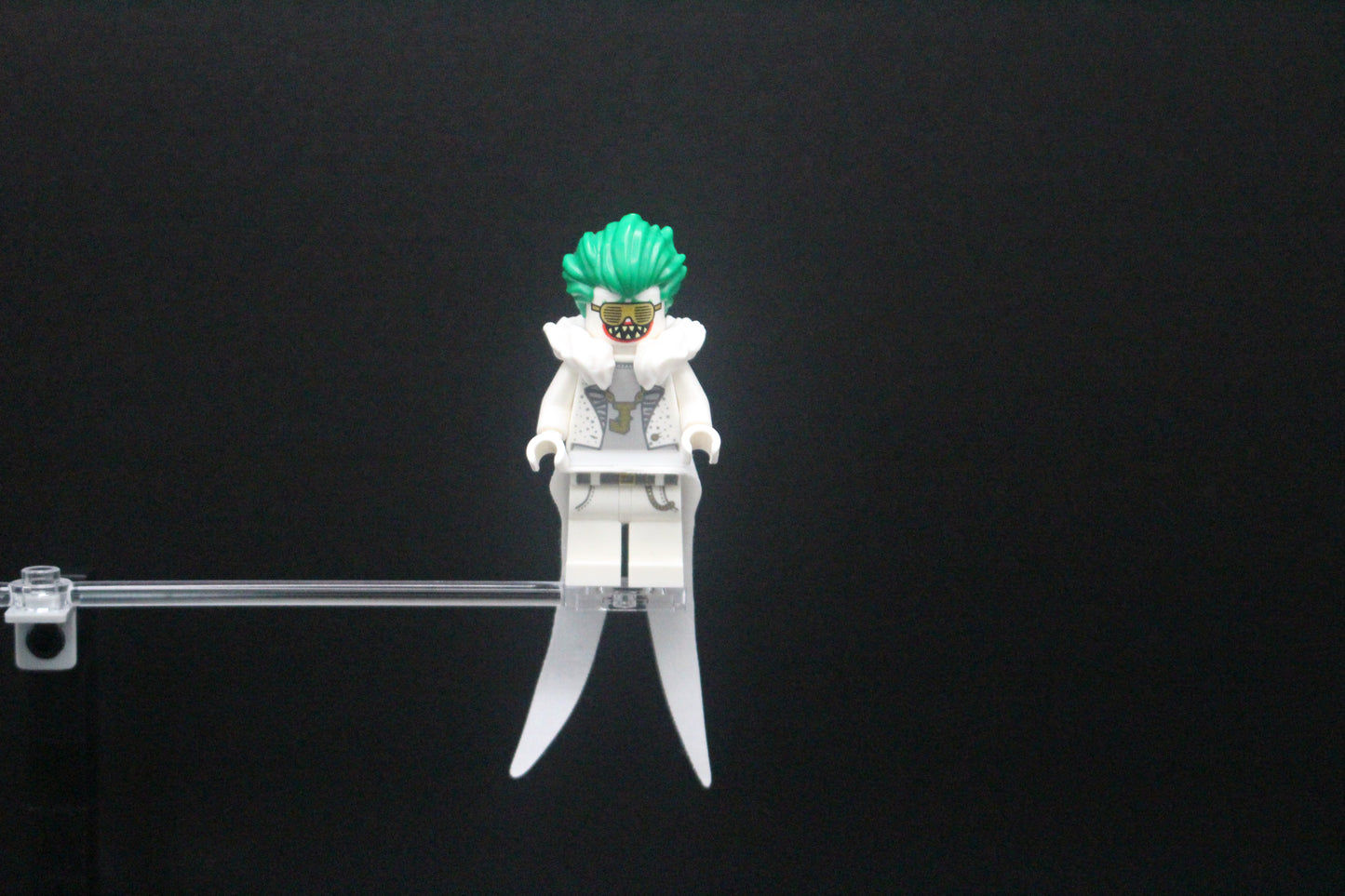 10 White Minifig Spacers
